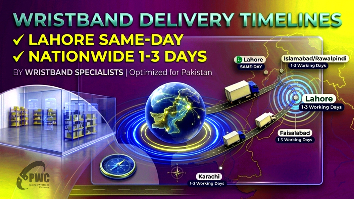 Wristband Delivery Pakistan