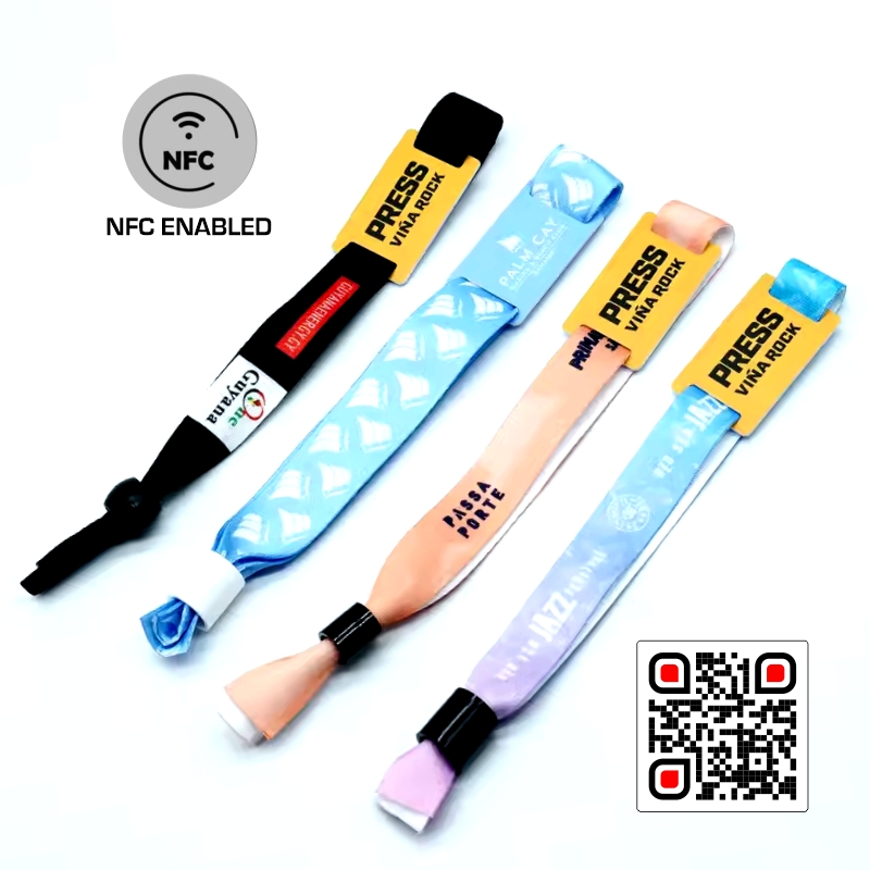 PWC NFC/RFID Smart Wristbands - Cashless Payment & Access Control