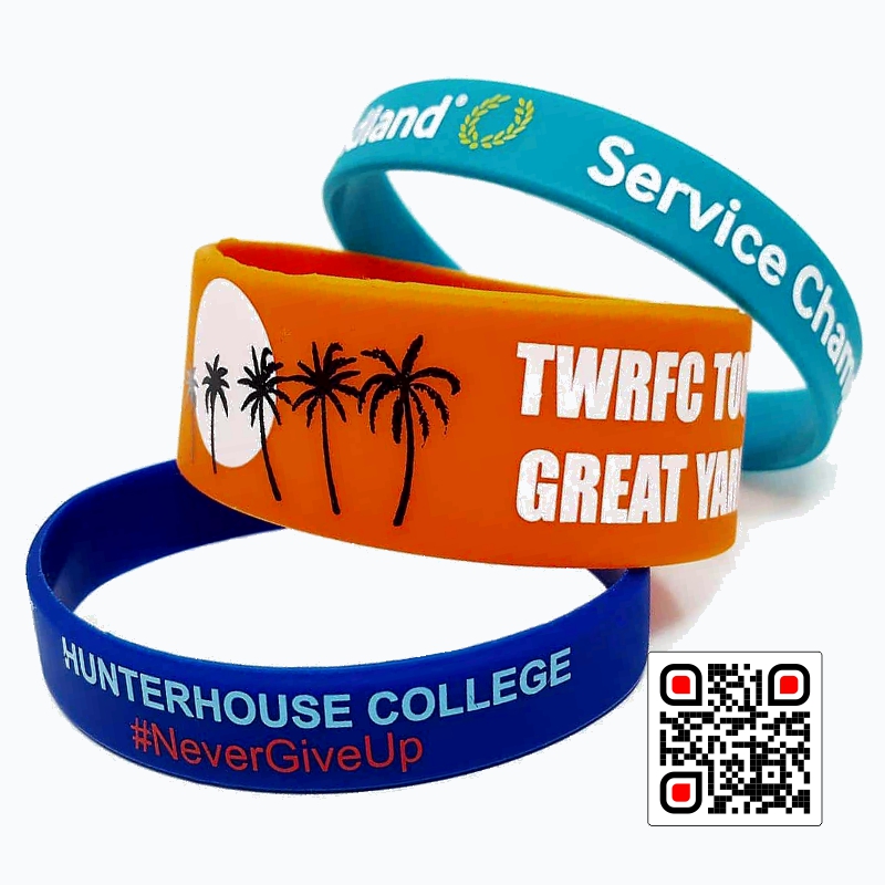 PWC Custom Silicone Wristbands - Hypoallergenic and UV Resistant