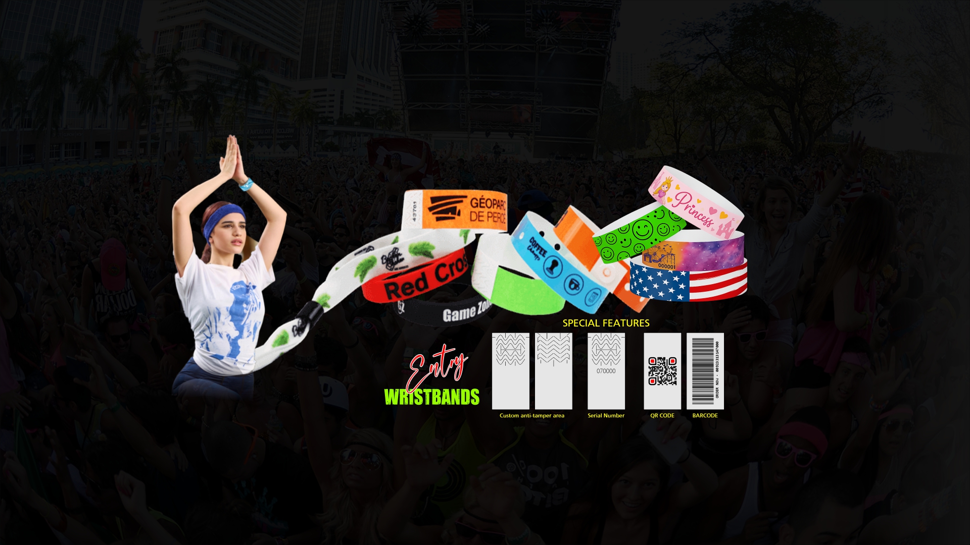 PWC Wristband - LED & NFC Smart Wristbands