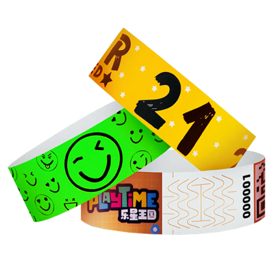 Custom Tyvek Wristbands from PWC